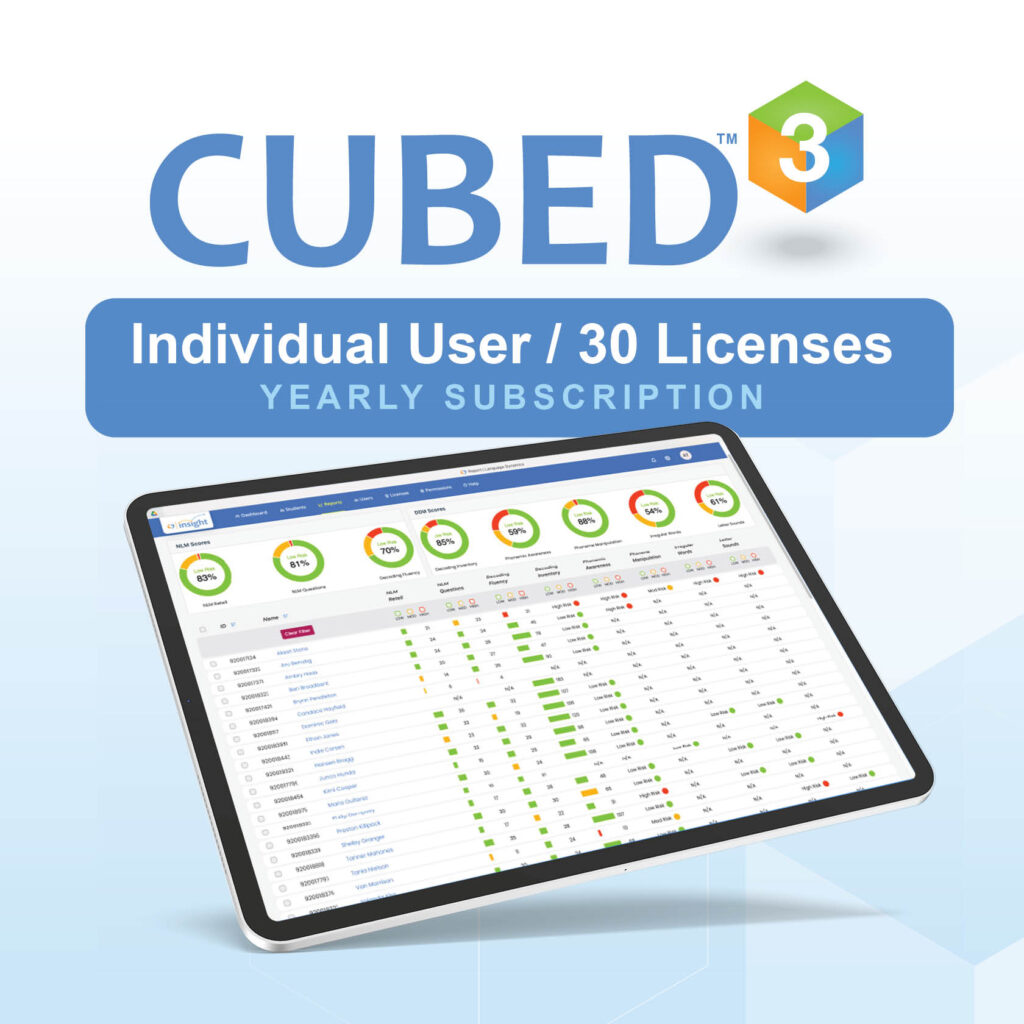 CUBED-3 Assessment – Language Dynamics Group
