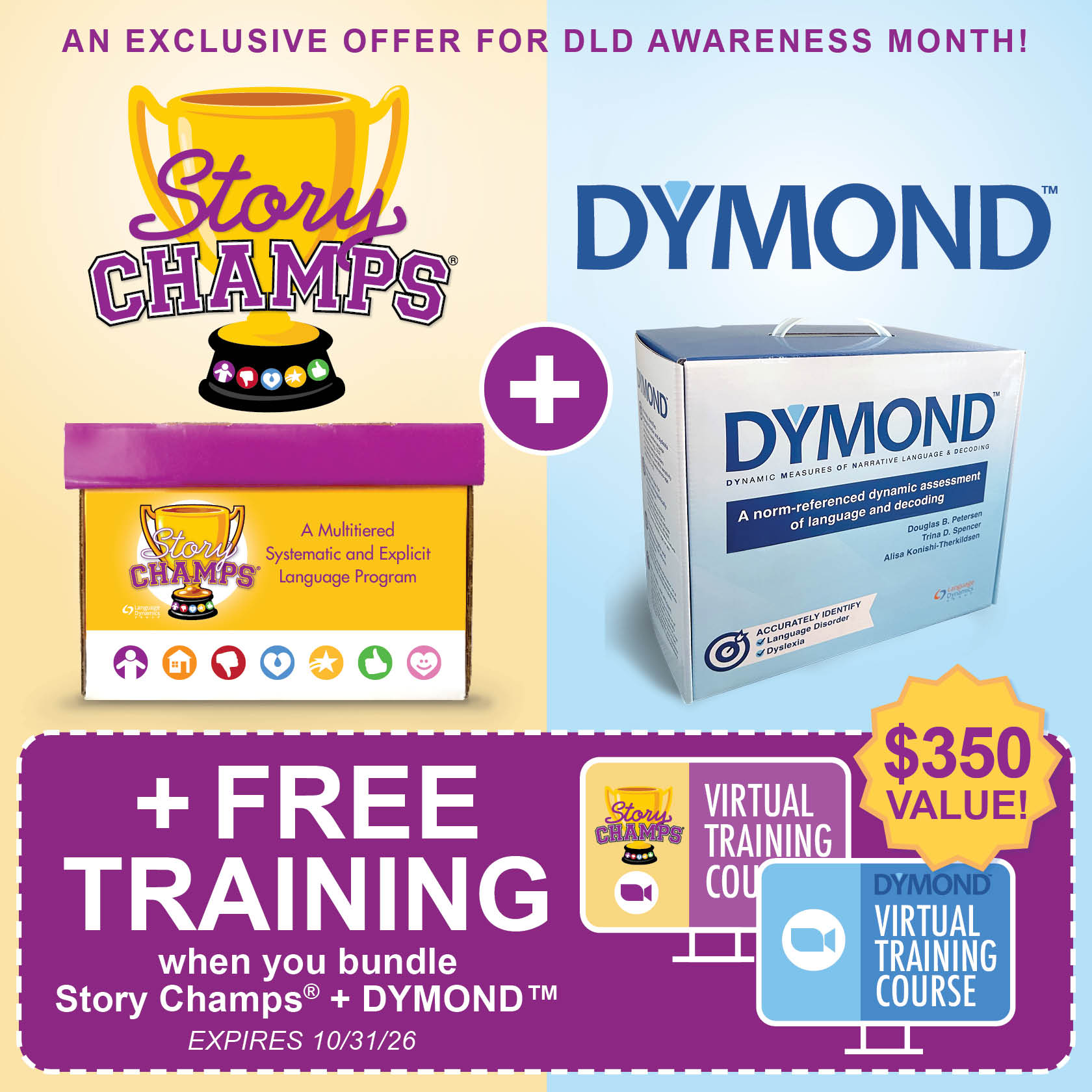 Story Champs® + DYMOND™ Bundle + FREE Training